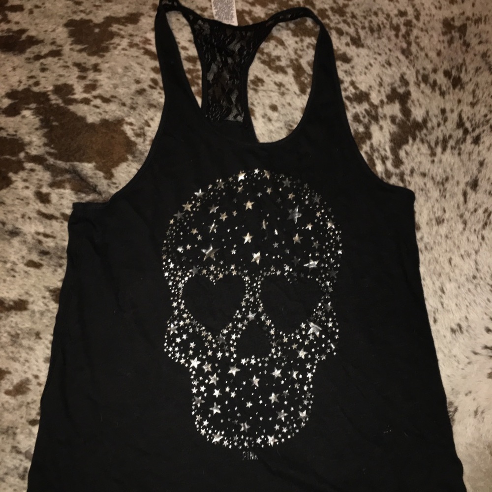 Cute skull tank top